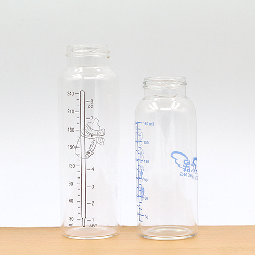 Wholesale Price Food Grade Glass Milk Nursing Bottle With Measurements