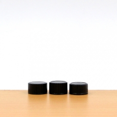Wholesale 18mm 20mm 22mm PP cap Black Ribbed Poly seal Cone Liner Plastic Phenolic Caps for Bottles